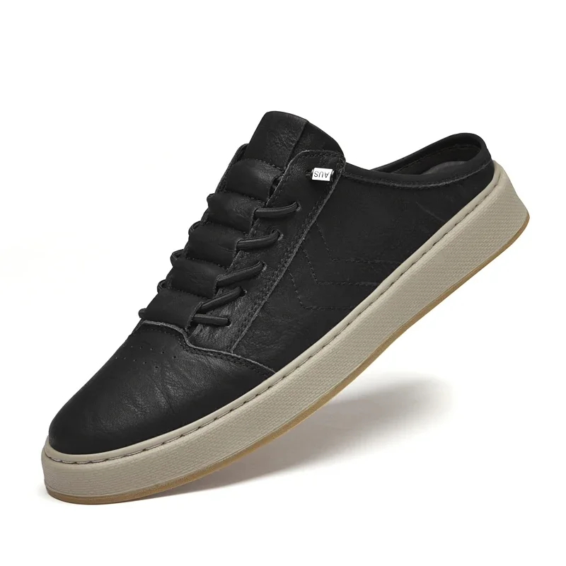GIOIO Italian style luxury brand half loafers Summer Breathable shoes Casual men's fashion leather half shoe moccasins
GIOIO Italian style luxury brand half loafers Summer Breathable shoes Casual men's fashion leather half shoe moccasins