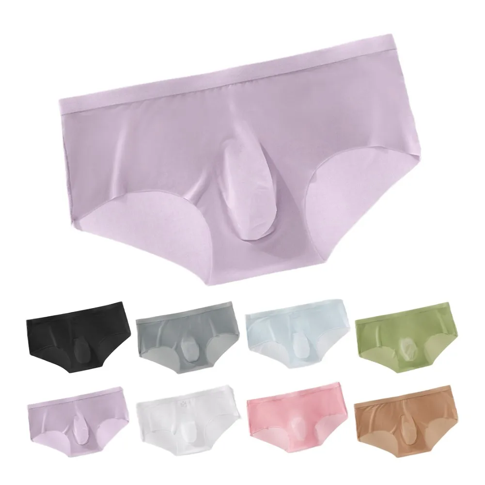 Transparent Men Ultra-thin Ice Silk Briefs Underwear For Summer Bulge Pouch Man Comfortable Casual Panties Shorts
Transparent Men Ultra-thin Ice Silk Briefs Underwear For Summer Bulge Pouch Man Comfortable Casual Panties Shorts