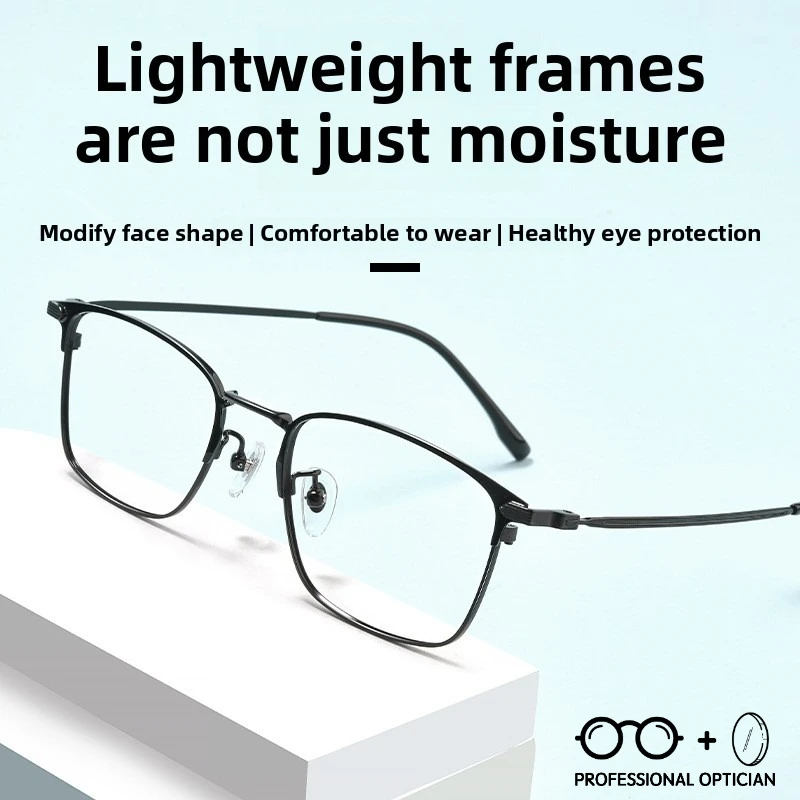 Ultra-light and Simple Men's Myopia Glasses Frames New Korean Chao Series Can Be Matched with Degree Glasses Frames Women
Ultra-light and Simple Men's Myopia Glasses Frames New Korean Chao Series Can Be Matched with Degree Glasses Frames Women