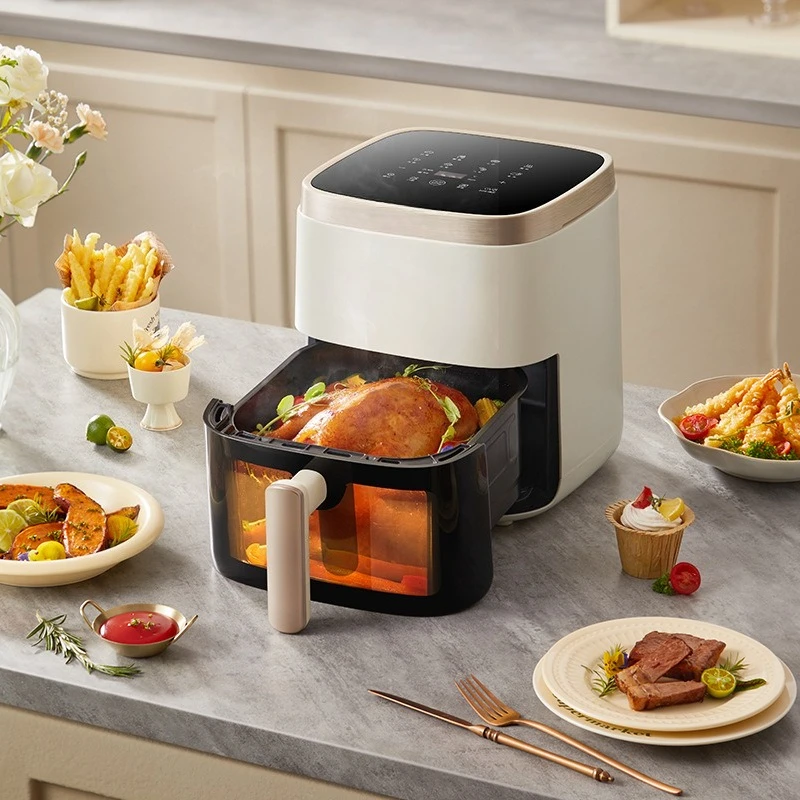 Air fryer household visual large capacity multi-function no-turn-over integrated oven oil-free
Air fryer household visual large capacity multi-function no-turn-over integrated oven oil-free