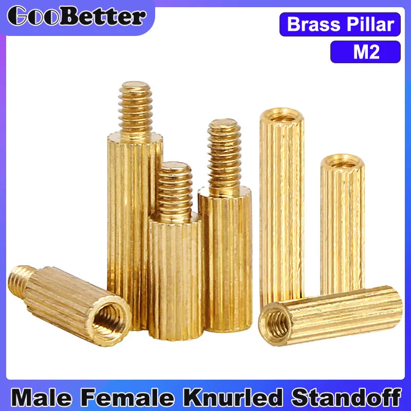 50Pcs M2 *L+3mm Brass Standoff Spacer Screw Male-Female Female Support Pillar Column Spacing Screws for Pcb Computer Motherboard
50Pcs M2 *L+3mm Brass Standoff Spacer Screw Male-Female Female Support Pillar Column Spacing Screws for Pcb Computer Motherboard