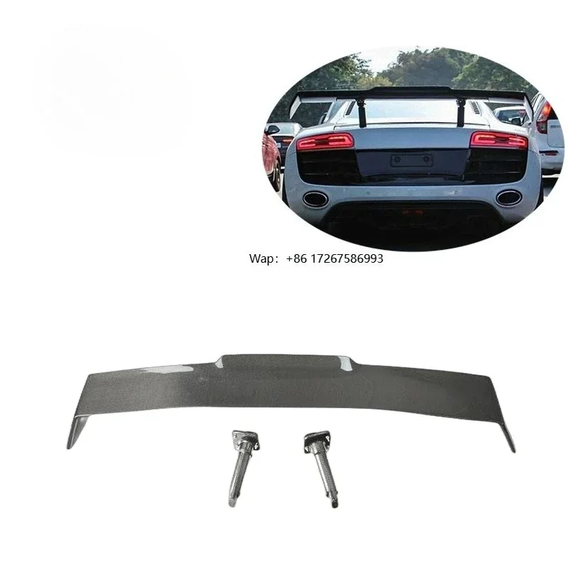P-PI Style Carbon Fiber Universal Spoiler GT Rear Wing with Base Panel Plate for R8 V8 V10 2008-2015
P-PI Style Carbon Fiber Universal Spoiler GT Rear Wing with Base Panel Plate for R8 V8 V10 2008-2015