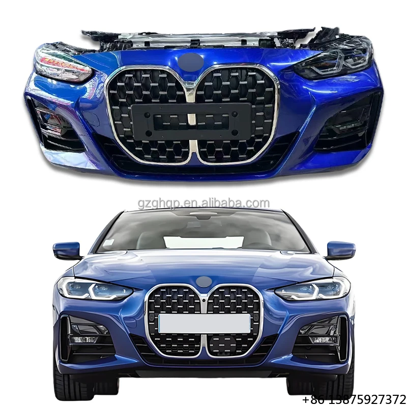 Высококачественный передний бампер в сборе (обвес) для BMW 4 серии G22 G23 G26 с решеткой радиатора
Высококачественный передний бампер в сборе (обвес) для BMW 4 серии G22 G23 G26 с решеткой радиатора