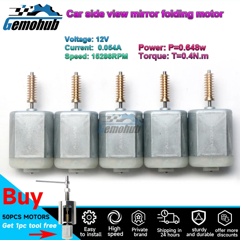 FC280 Power Folding Unit Mirror Actuator Motor DC 12V 0.054A 15286RPM repair kit for BMW 525 td 525tds 525i 525d car part tools
FC280 Power Folding Unit Mirror Actuator Motor DC 12V 0.054A 15286RPM repair kit for BMW 525 td 525tds 525i 525d car part tools