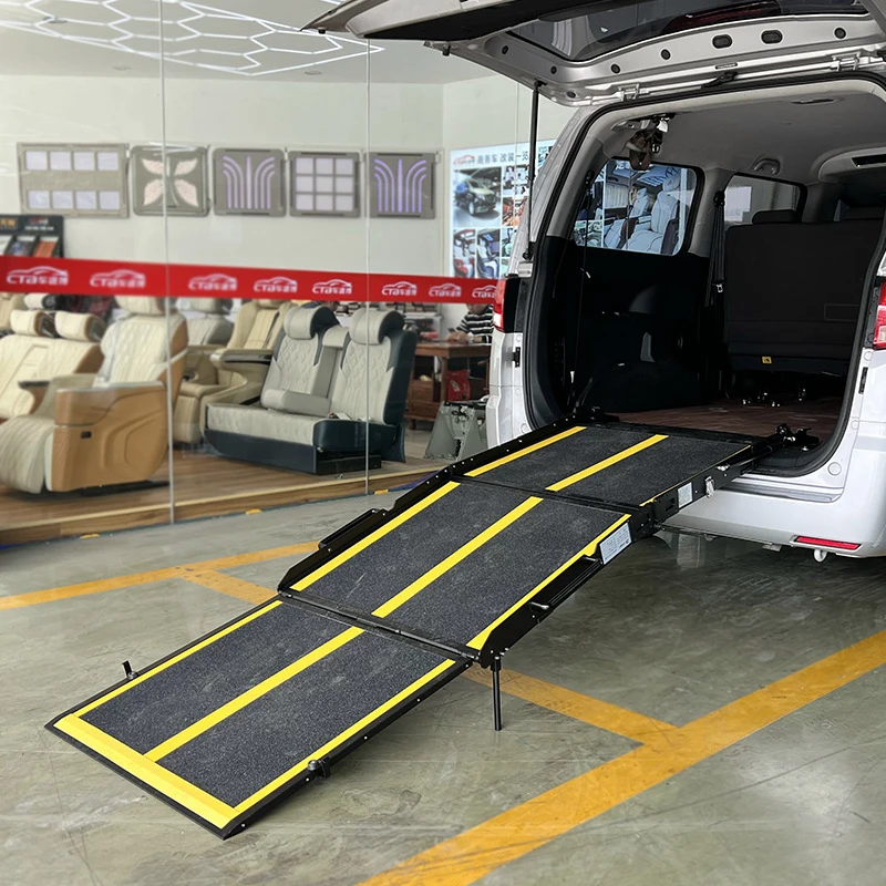 Suitable for the modification of the tailgate of commercial vans and cars into a wheelchair lift for the disabled, an accessible
Suitable for the modification of the tailgate of commercial vans and cars into a wheelchair lift for the disabled, an accessible