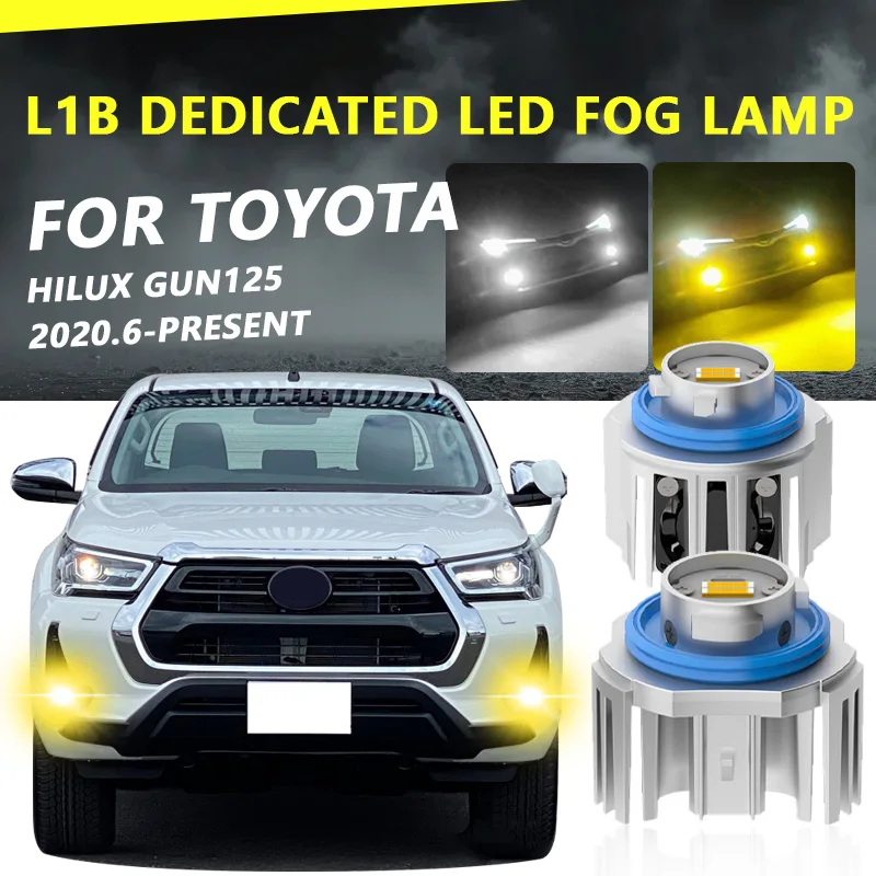 FOR TOYOTA HILUX GUN125 2020.6-PRESENT New LED Car Fog Lamps L1B monochrome/Dual Color Yellow White Car Led Fog Lights
FOR TOYOTA HILUX GUN125 2020.6-PRESENT New LED Car Fog Lamps L1B monochrome/Dual Color Yellow White Car Led Fog Lights