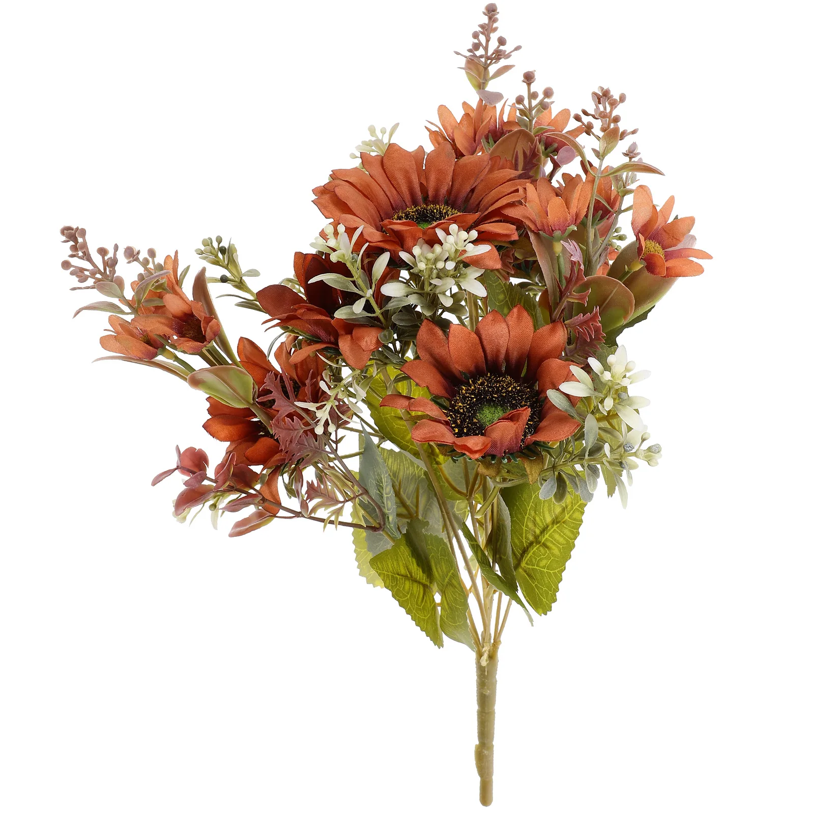 Artificial Flower Bouquet Simulation Flowers Fake Decor Indoor Table Centerpieces Faux Sunflower Deep Coffee Color Realistic
Artificial Flower Bouquet Simulation Flowers Fake Decor Indoor Table Centerpieces Faux Sunflower Deep Coffee Color Realistic