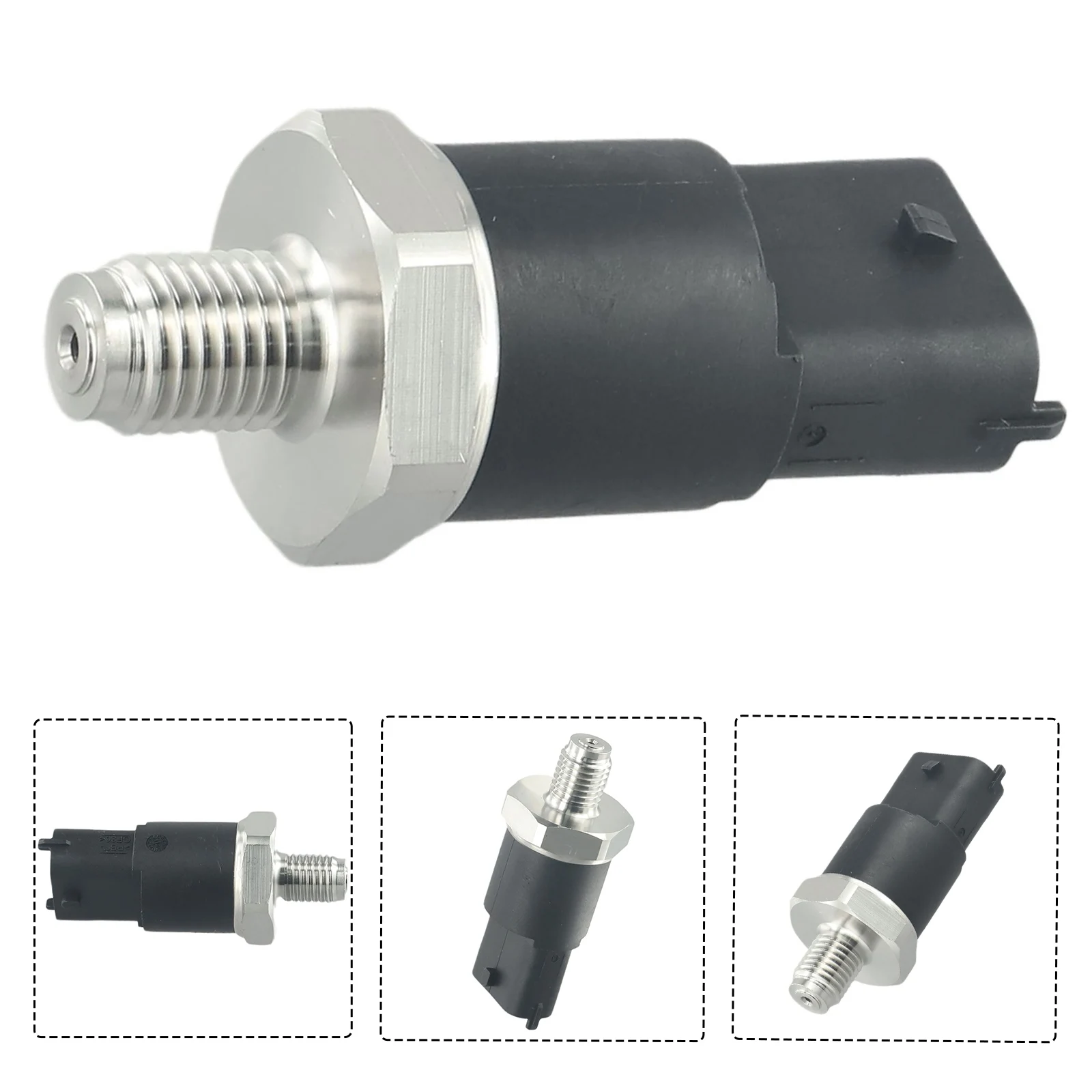 High Pressure Sensor Fuel Rail Part Number 0281002405 SENSOR Assembly Black Silver FUEL RAIL PRESSURE Automobile Accessories
High Pressure Sensor Fuel Rail Part Number 0281002405 SENSOR Assembly Black Silver FUEL RAIL PRESSURE Automobile Accessories