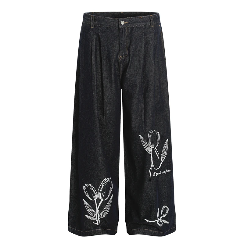 Джинсы оригинального цвета в американском стиле ретро, свободные широкие длинные брюки для мужчин и женщин, удобные модные брюки
Джинсы оригинального цвета в американском стиле ретро, свободные широкие длинные брюки для мужчин и женщин, удобные модные брюки