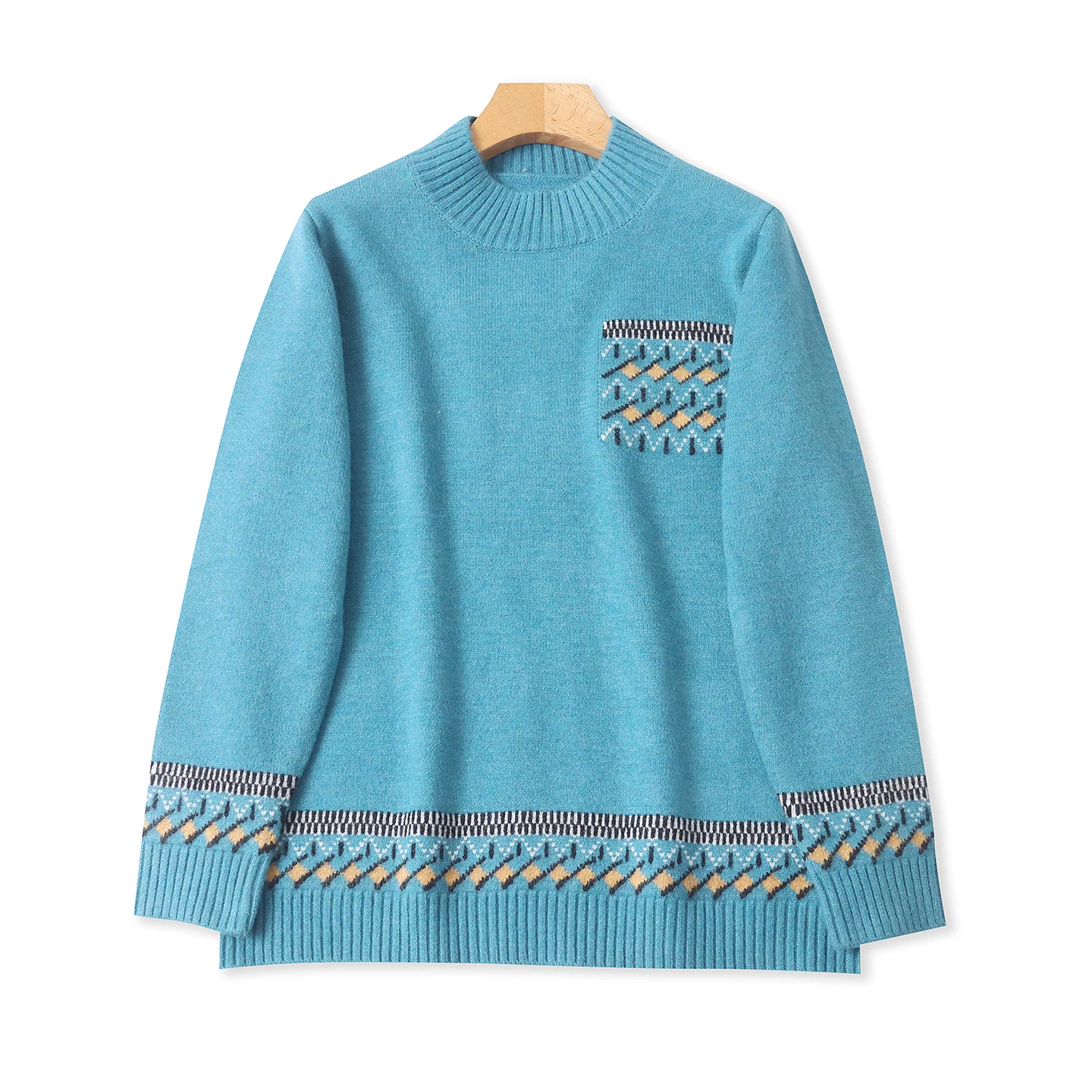 Soft Long Sve Overhead Sweater Autumn Winter New Sle Women's Simple Match f High Collar Patchwork Slimming Sweater
Soft Long Sve Overhead Sweater Autumn Winter New Sle Women's Simple Match f High Collar Patchwork Slimming Sweater