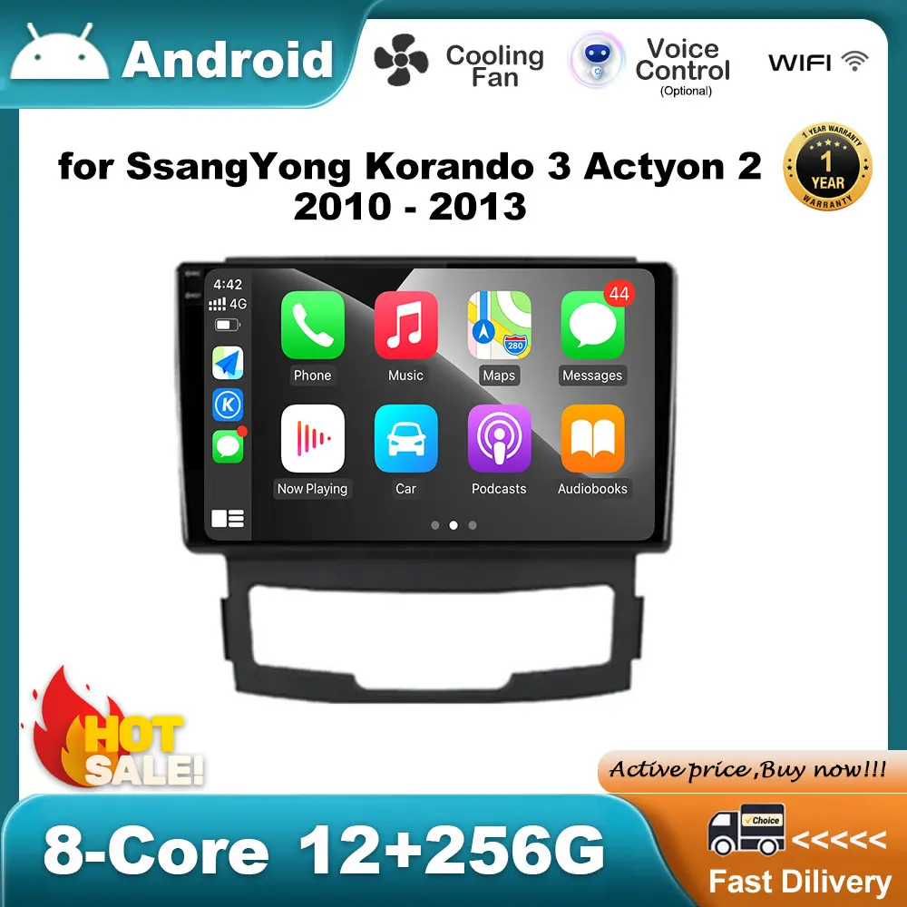 Android OS for SsangYong Korando 3 Actyon 2 2010 - 2013 GPS Navigation Car Radio Multimedia Video Player 4G DSP Stereo Head Unit
Android OS for SsangYong Korando 3 Actyon 2 2010 - 2013 GPS Navigation Car Radio Multimedia Video Player 4G DSP Stereo Head Unit