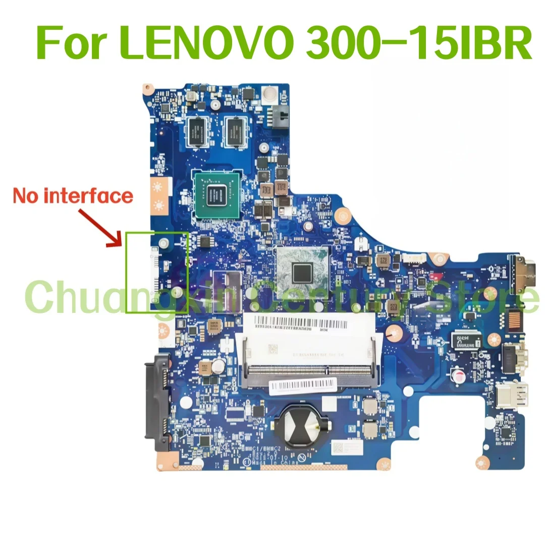 Материнская плата NM-A471 подходит для ноутбуков Lenovo 300-14IBR / 300-15IBR с процессорами N3050 N3150, 100% протестирована, исправна.
Материнская плата NM-A471 подходит для ноутбуков Lenovo 300-14IBR / 300-15IBR с процессорами N3050 N3150, 100% протестирована, исправна.