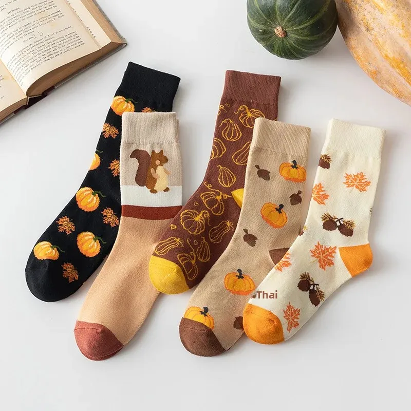 Halloween Mid-Calf Socks for Men And Women Pumpkin Squirrel Cartoon Cotton Socks Home Comfortable Breathable Anti-static
Halloween Mid-Calf Socks for Men And Women Pumpkin Squirrel Cartoon Cotton Socks Home Comfortable Breathable Anti-static