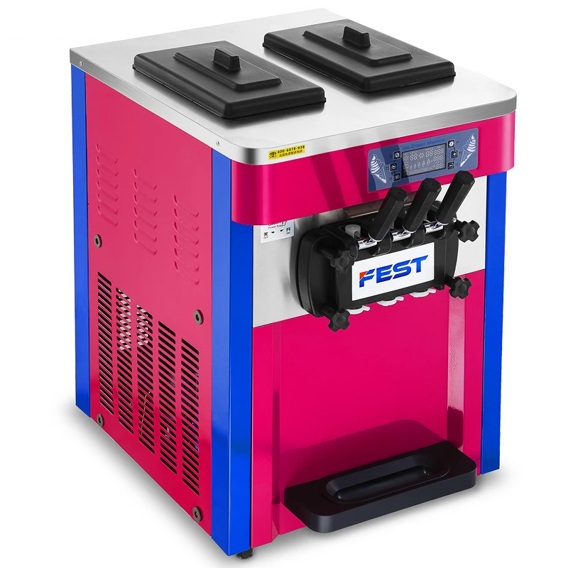 Three-color ice cream machine commercial automatic ice cream cone sundae desktop soft ice cream
Three-color ice cream machine commercial automatic ice cream cone sundae desktop soft ice cream