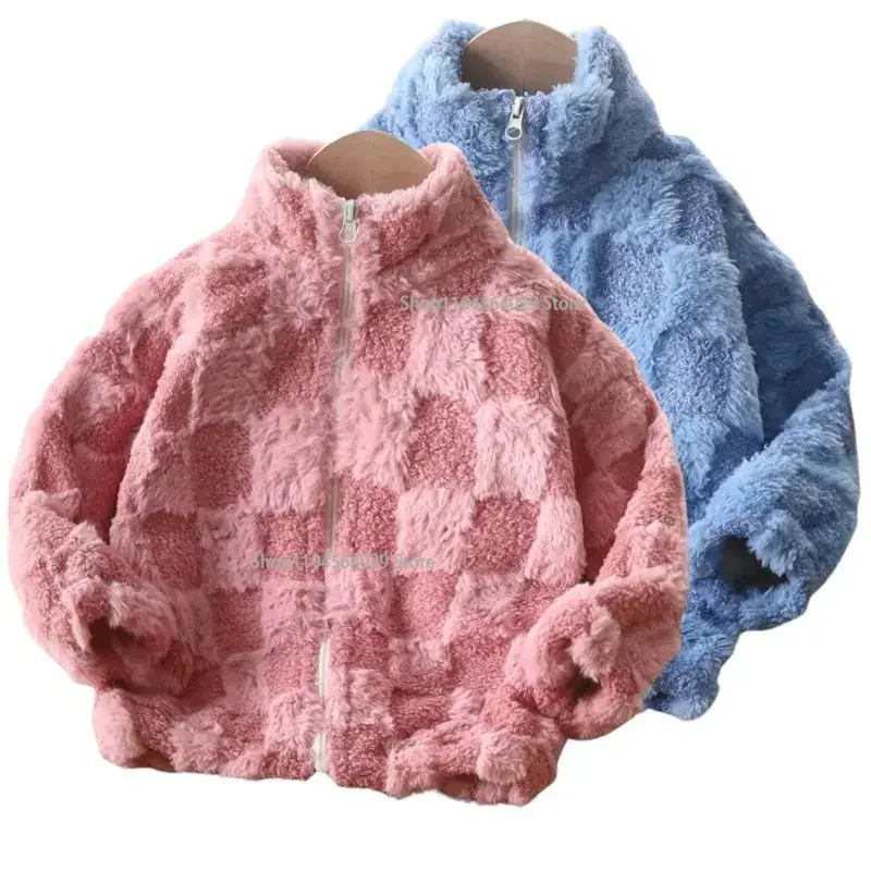 Girls Thermal Fleece Jacket Autumn Winter Warm Faux Fur Coat For Girls Princess Outwear Fashion Plush Cardigan Boy Jackets Coats
Girls Thermal Fleece Jacket Autumn Winter Warm Faux Fur Coat For Girls Princess Outwear Fashion Plush Cardigan Boy Jackets Coats