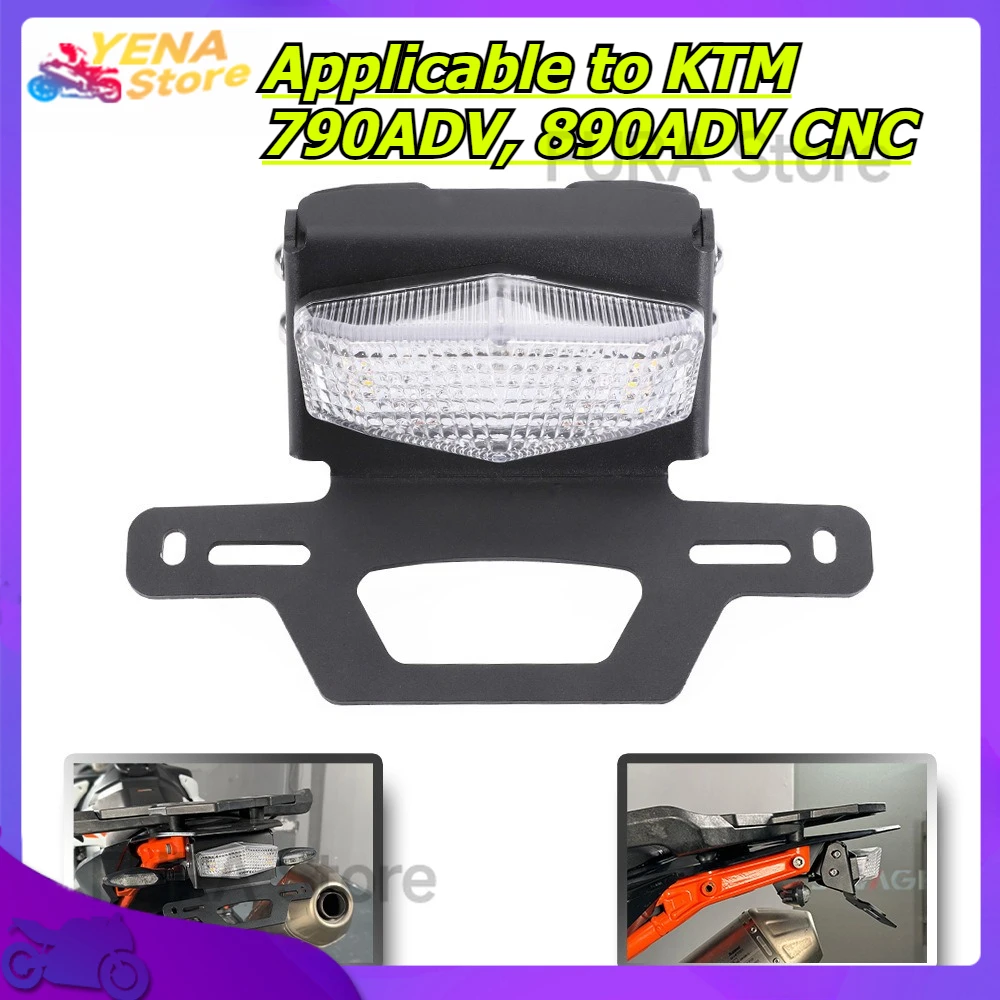 Motorcycle rear fairing muffler license plate bracket registration number frame fixator applicable to KTM 790ADV, 890ADV CNC
Motorcycle rear fairing muffler license plate bracket registration number frame fixator applicable to KTM 790ADV, 890ADV CNC