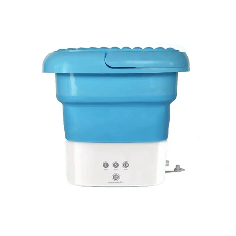 Blue Portable Travel Washing Machine, Mini Folding Washing Machine Combo With Small Collapsible Drain Basket
Blue Portable Travel Washing Machine, Mini Folding Washing Machine Combo With Small Collapsible Drain Basket