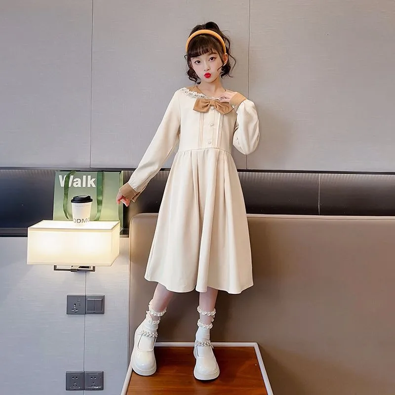 2025 New Arrival Big Girls' Korean Style Princess Long Sleeve Maxi Dress - Stylish Preppy Elegant Outfit for 4-12 Years Old
2025 New Arrival Big Girls' Korean Style Princess Long Sleeve Maxi Dress - Stylish Preppy Elegant Outfit for 4-12 Years Old