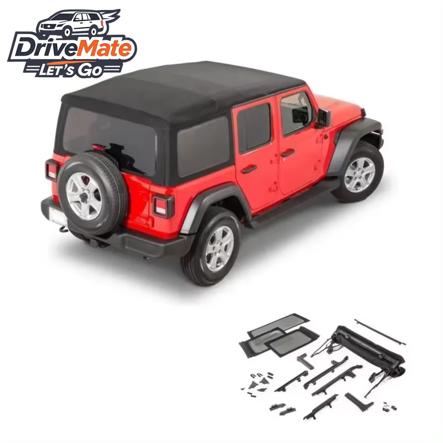 Exterior Accessories 4x4 Offroad Pickup Truck Soft Top Kit Softtop for Jeep Wrangler JL 2018+ Soft Top
Exterior Accessories 4x4 Offroad Pickup Truck Soft Top Kit Softtop for Jeep Wrangler JL 2018+ Soft Top