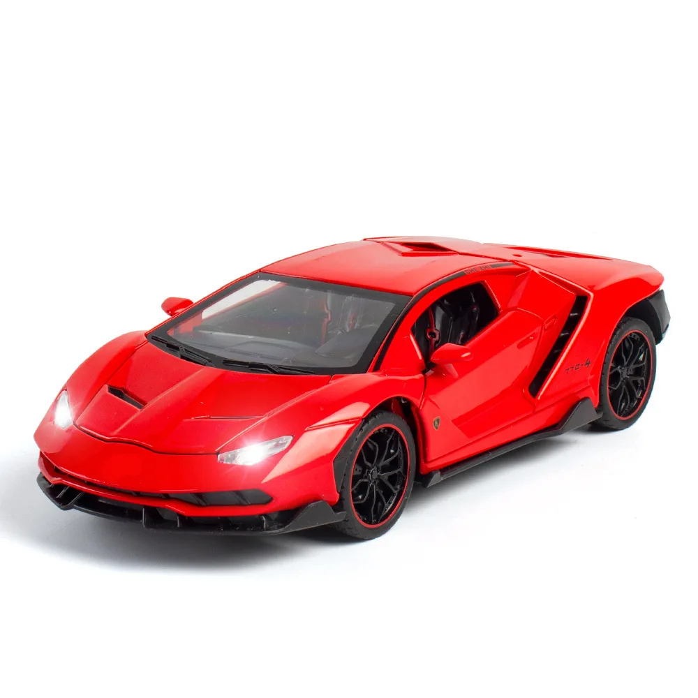 Модель спортивного автомобиля Lamborghini LP770 из сплава, масштаб 1:24, со звуком и светом, открывающиеся двери, игрушечная машинка, креативное украшение, декоративный элемент.
Модель спортивного автомобиля Lamborghini LP770 из сплава, масштаб 1:24, со звуком и светом, открывающиеся двери, игрушечная машинка, креативное украшение, декоративный элемент.