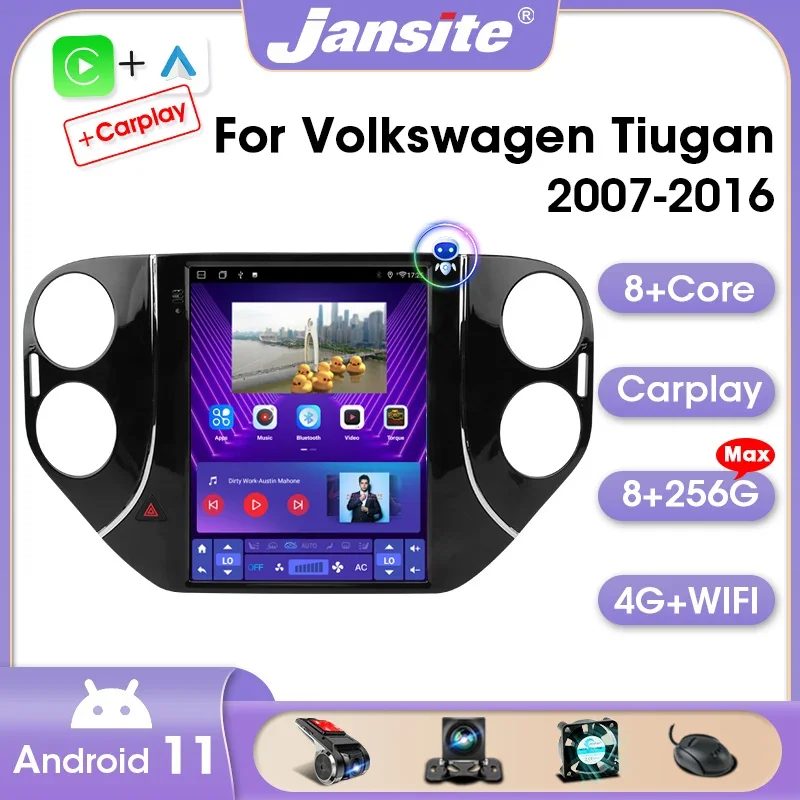 Jansite 2 Din Android 11 Car Stereo Radio For VW Volkswagen Tiguan 2007-2016 Multimedia Video Player Vertical Screen 8+256G WIFI
Jansite 2 Din Android 11 Car Stereo Radio For VW Volkswagen Tiguan 2007-2016 Multimedia Video Player Vertical Screen 8+256G WIFI