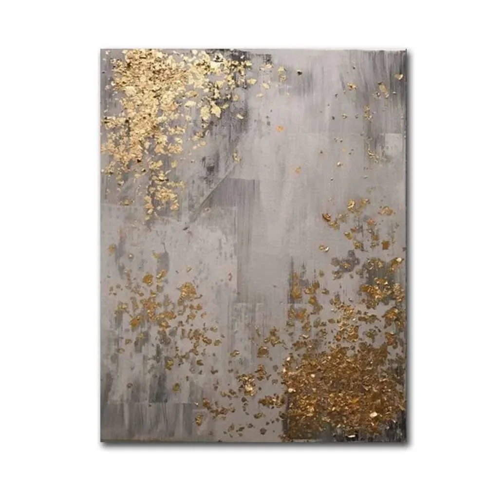 Wholesale Hot Sale Home Decor modern Abstract Wall Art gold foil Canvas Oil painting
Wholesale Hot Sale Home Decor modern Abstract Wall Art gold foil Canvas Oil painting