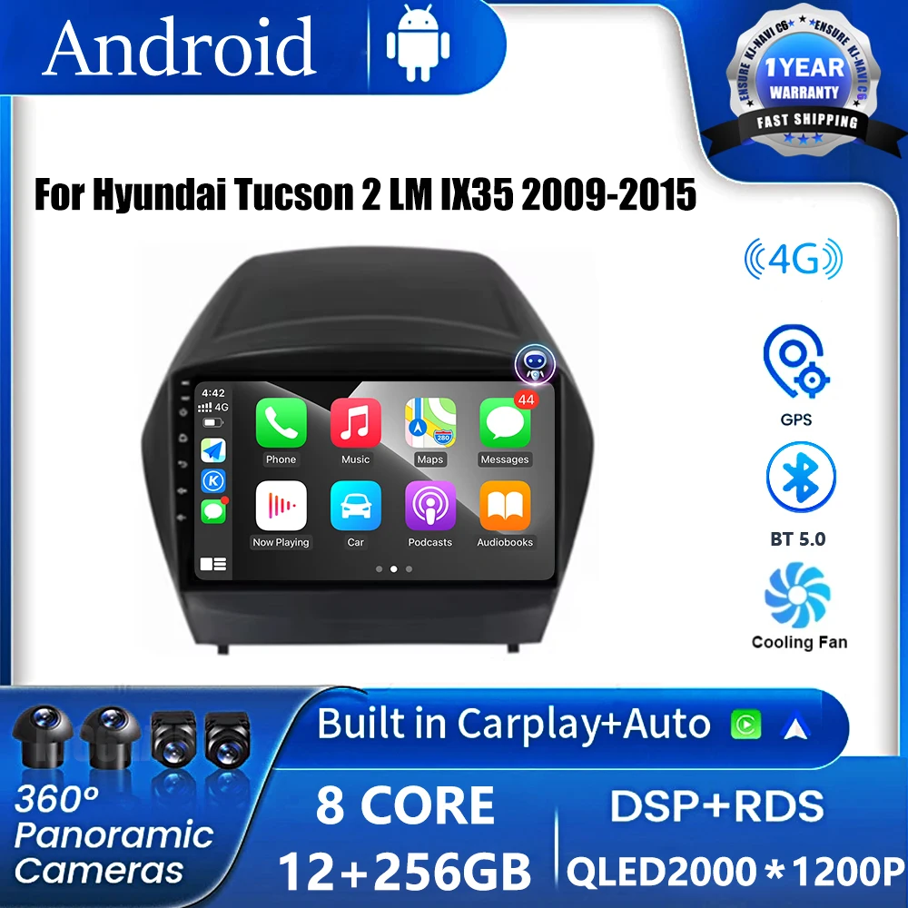 9 inch Android 14 Radio Carplay Multimedia Narigation For Hyundai Tucson 2 LM IX35 2009 - 2015 Car Player DSP IPS No DVD WIFI
9 inch Android 14 Radio Carplay Multimedia Narigation For Hyundai Tucson 2 LM IX35 2009 - 2015 Car Player DSP IPS No DVD WIFI