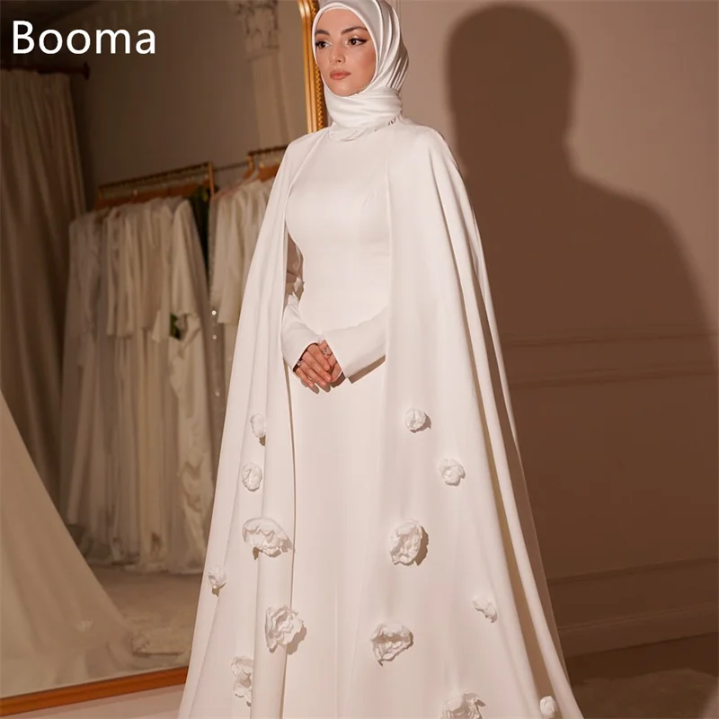 Booma A-Line Simple Satin Flowers Wedding Dresses Floor-Length Elegant Brides Gown Saudi Arabia Custom Made 2025
Booma A-Line Simple Satin Flowers Wedding Dresses Floor-Length Elegant Brides Gown Saudi Arabia Custom Made 2025