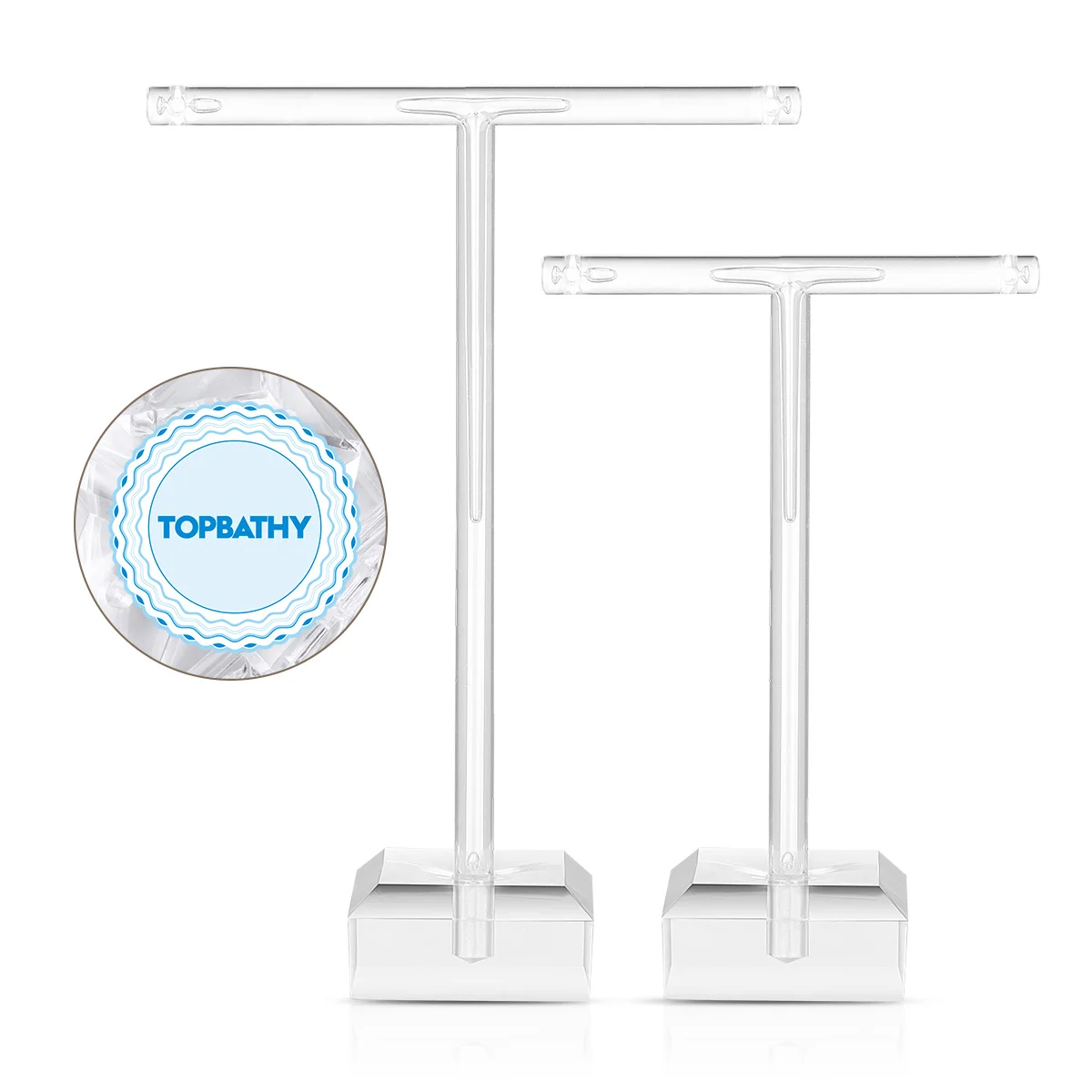 4pcs Earring Holder Jewelry Display Stand Acrylic Organizer Earrings Bracelet Key Storage T Shape Vendor Desktop Mannequin Gift
4pcs Earring Holder Jewelry Display Stand Acrylic Organizer Earrings Bracelet Key Storage T Shape Vendor Desktop Mannequin Gift