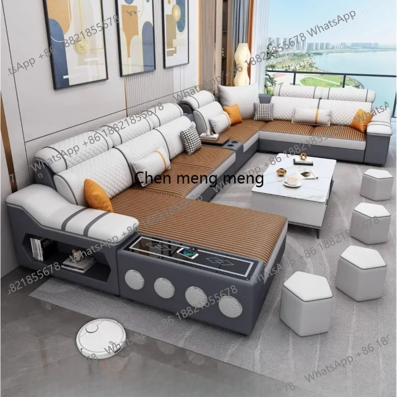 Seats Minimalist Sofa Electric Comfortable Leather Lounge Sofa Couple Luxury Apartment Muebles Para El Hogar Furnitures E136
Seats Minimalist Sofa Electric Comfortable Leather Lounge Sofa Couple Luxury Apartment Muebles Para El Hogar Furnitures E136