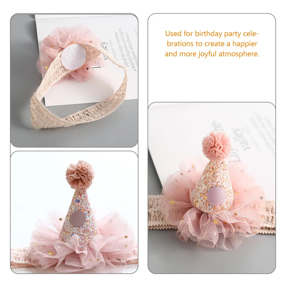2Pcs Baby Crown Hat Headband Elastic Cone Birthday Party Photography Props Cute Comfortable Baby Headwear 1St Birthday Photo
2Pcs Baby Crown Hat Headband Elastic Cone Birthday Party Photography Props Cute Comfortable Baby Headwear 1St Birthday Photo