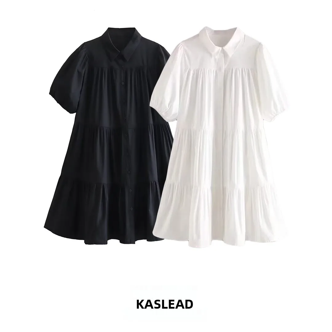 KASLEAD New Women's Fashion Slimming Loose Long Sleeve White Shirt Simple Style Top Polyester Fiber Flip Collar Summer 2026
KASLEAD New Women's Fashion Slimming Loose Long Sleeve White Shirt Simple Style Top Polyester Fiber Flip Collar Summer 2026