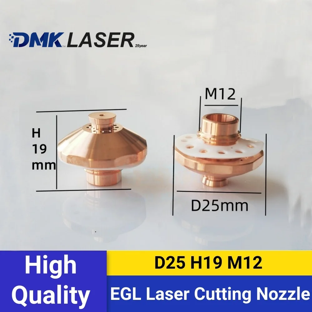 EGL Laser Cutting Nozzles D25 H19 M12 Copper Nozzle 1879940-1.4mm/1879951/1879952/1879953 For Tru Fiber Laser Cutter Machine
EGL Laser Cutting Nozzles D25 H19 M12 Copper Nozzle 1879940-1.4mm/1879951/1879952/1879953 For Tru Fiber Laser Cutter Machine