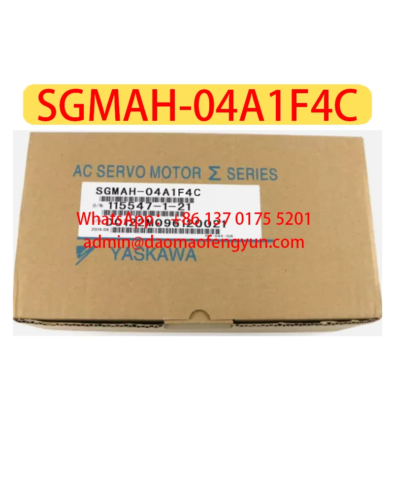 SGMAH-04A1F4C Brand New Servo Motor SGMAH 04A1F4C,Fast shipping
SGMAH-04A1F4C Brand New Servo Motor SGMAH 04A1F4C,Fast shipping