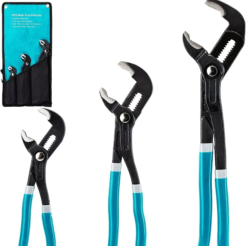 Quick Adjust Water Pump Pliers Chrome Vanadium Steel Dip Plastic Blue White Anti Slip Multi Pipe Tool For Home Plumbing Repair
Quick Adjust Water Pump Pliers Chrome Vanadium Steel Dip Plastic Blue White Anti Slip Multi Pipe Tool For Home Plumbing Repair