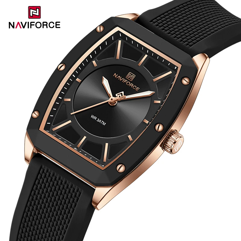 Женские часы NAVIFORCE, модные элегантные наручные часы для женщин, спортивные водонепроницаемые кварцевые женские часы с силикавым ремешком, подарки для девочек
Женские часы NAVIFORCE, модные элегантные наручные часы для женщин, спортивные водонепроницаемые кварцевые женские часы с силикавым ремешком, подарки для девочек