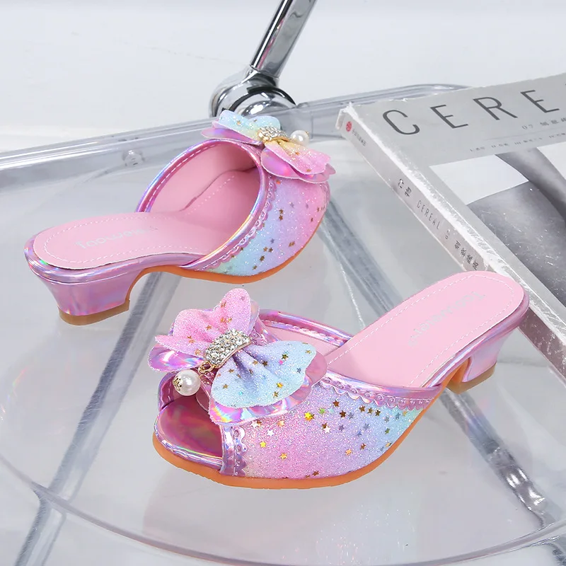 Kids'Casual Sandals Girls PU Leather Spring Fashion Bow Crystal High Heels Outdoor Breathable Anti-slip Pink Size 25-35
Kids'Casual Sandals Girls PU Leather Spring Fashion Bow Crystal High Heels Outdoor Breathable Anti-slip Pink Size 25-35