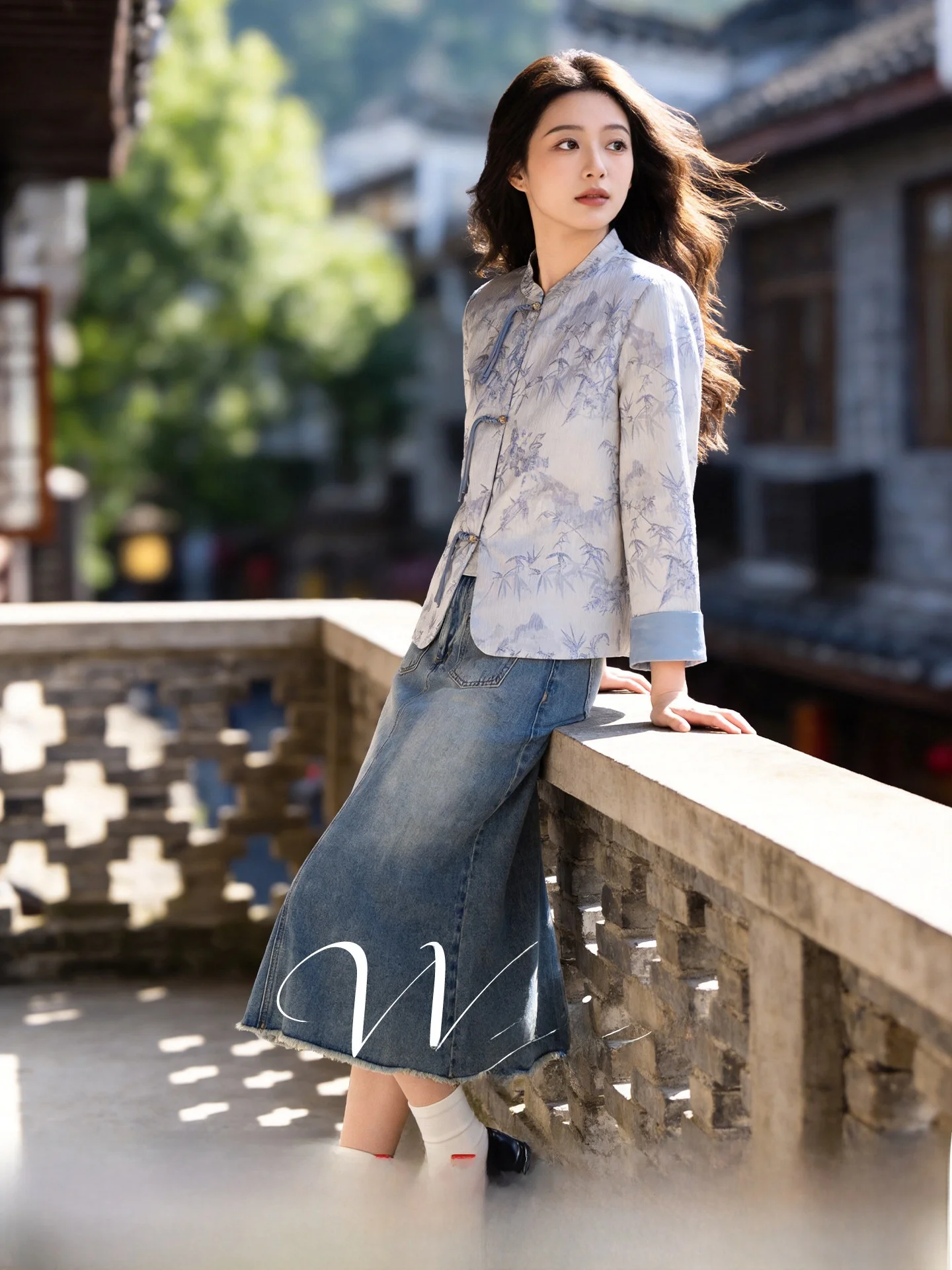 New Chinese Sle Women's Outfit Large Size Spring 2026 Stand Collar Button up Denim Skirt Two Piece Set Commute Faion Poly...
New Chinese Sle Women's Outfit Large Size Spring 2026 Stand Collar Button up Denim Skirt Two Piece Set Commute Faion Poly...