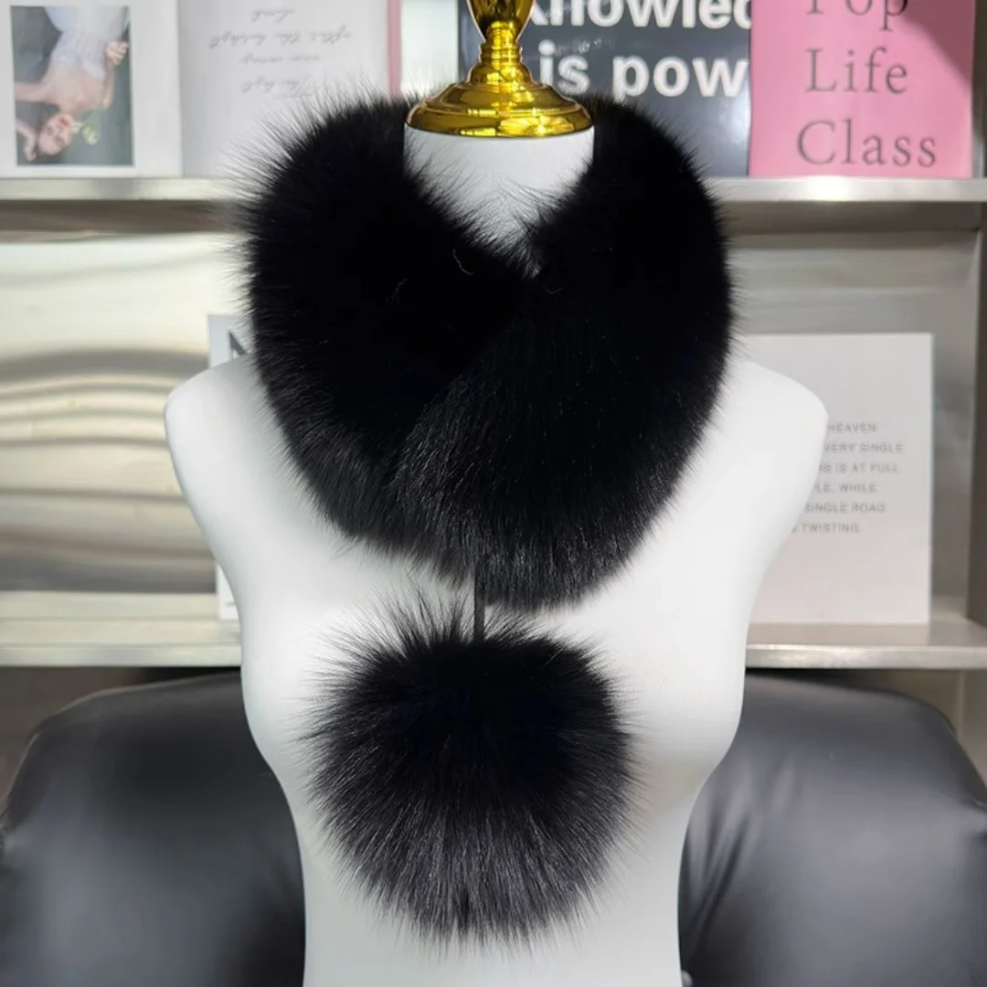 Winter Female Real Fox Fur Scarf One-Piece Fox Fur Warm Soft Winter Necks 2026 Trend Scarves Fur Neck Warmer Ladies Scarf
Winter Female Real Fox Fur Scarf One-Piece Fox Fur Warm Soft Winter Necks 2026 Trend Scarves Fur Neck Warmer Ladies Scarf