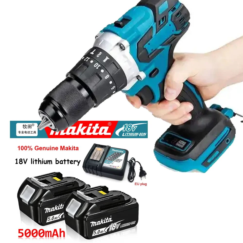 100% Original Makita 18V Battery 5.0Ah Li-Ion BL1890B BL1860B High Cycle Power Tools Rechargeable Battery DC18RC Charger Combo
100% Original Makita 18V Battery 5.0Ah Li-Ion BL1890B BL1860B High Cycle Power Tools Rechargeable Battery DC18RC Charger Combo