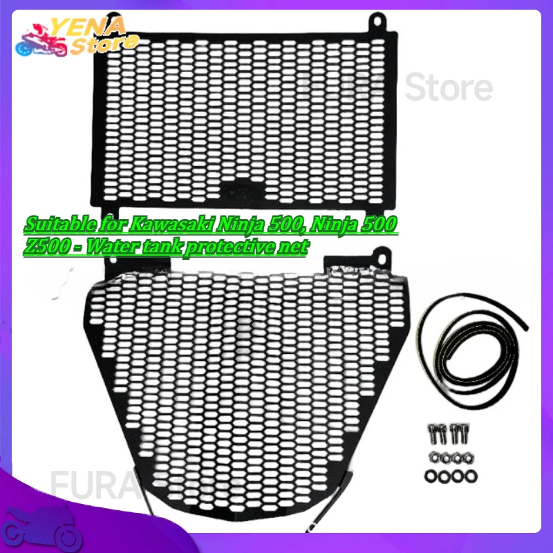 Motorcycle radiator guard grille cover protector water tank guard accessory suitable for Kawasaki Ninja 500, Ninja 500 Z50
Motorcycle radiator guard grille cover protector water tank guard accessory suitable for Kawasaki Ninja 500, Ninja 500 Z50