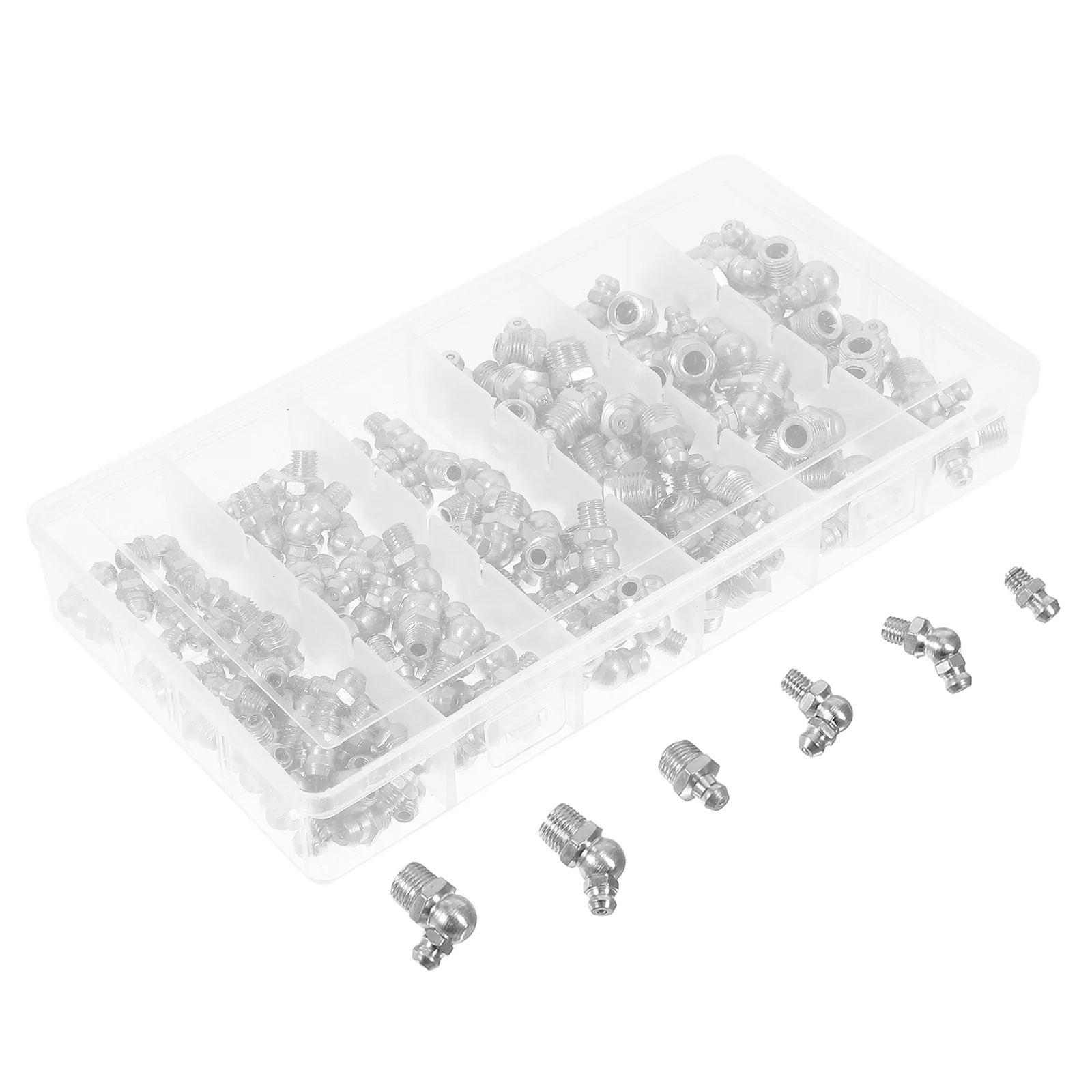 1 set Hydraulic Steel For Lubrication Industrial Fitting Assortment Grease Fitting Assortment Kit Grease Fittings Kit 1/4\
1 set Hydraulic Steel For Lubrication Industrial Fitting Assortment Grease Fitting Assortment Kit Grease Fittings Kit 1/4\