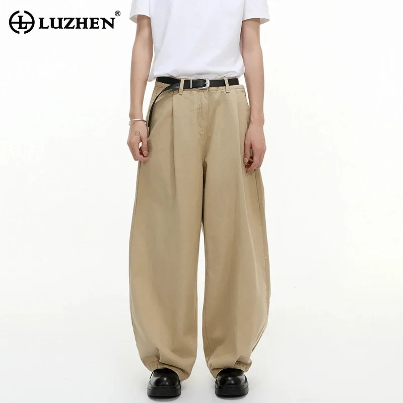 LUZHEN оригинальные модные простые свободные прямые повседневные брюки 2025 мужские новые стильные красивые однотонные широкие брюки JY5835
LUZHEN оригинальные модные простые свободные прямые повседневные брюки 2025 мужские новые стильные красивые однотонные широкие брюки JY5835