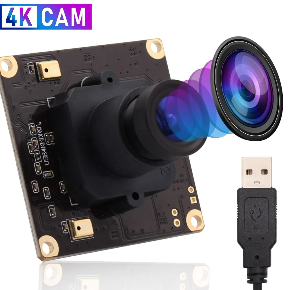 ELP 4K HDR USB Camera Module Record Sound IMX317 Mini 4K 30FPS Industrial USB Webcam Video Surveillance Lightburn RGB Camera UVC
ELP 4K HDR USB Camera Module Record Sound IMX317 Mini 4K 30FPS Industrial USB Webcam Video Surveillance Lightburn RGB Camera UVC