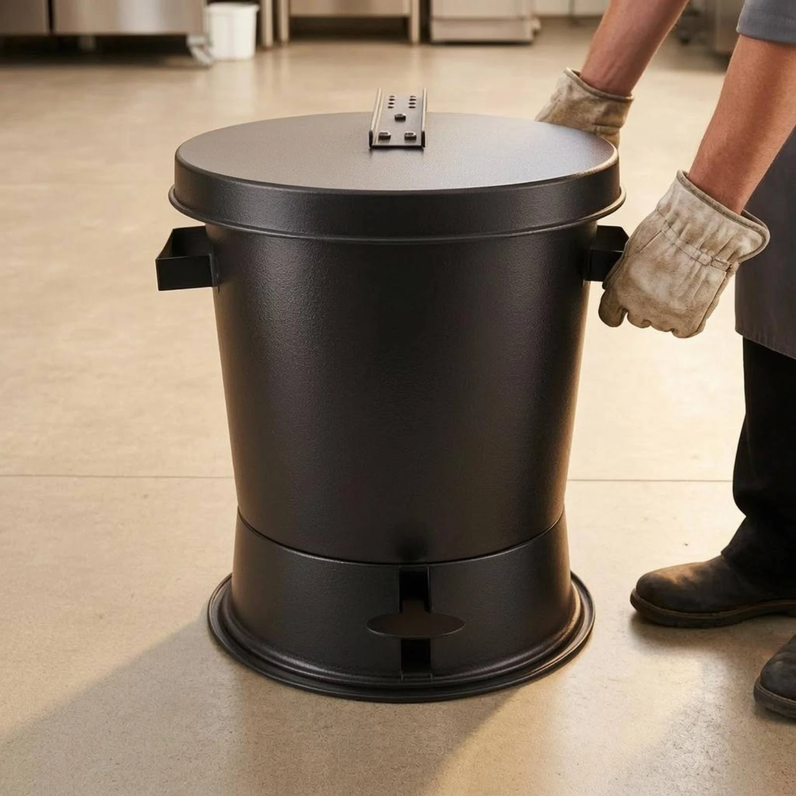 Charcoal Kill Container Good Sealing Charcoal Smothering Container Commercial Catering Equipment with Lid Heat-Resistant
Charcoal Kill Container Good Sealing Charcoal Smothering Container Commercial Catering Equipment with Lid Heat-Resistant