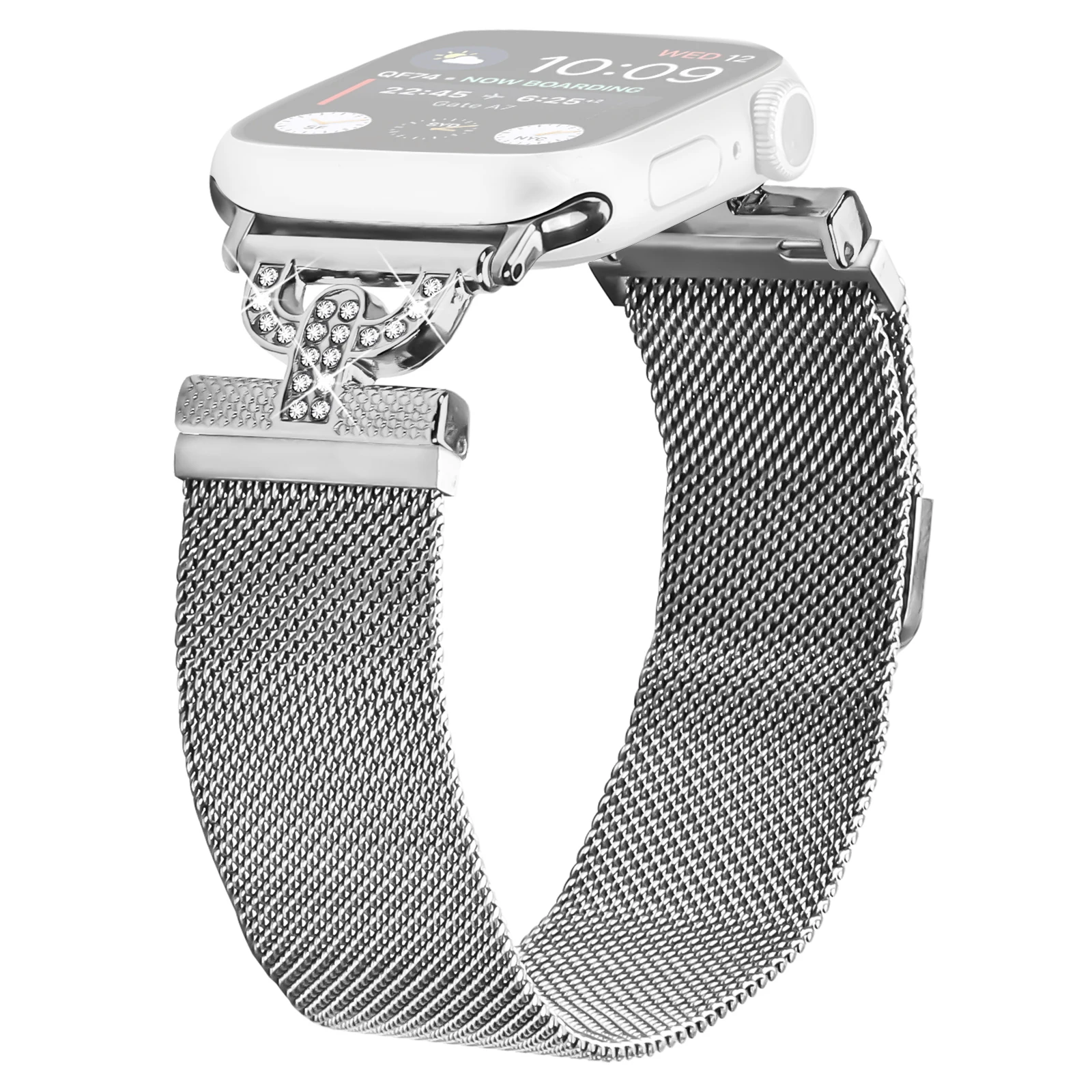Watch Band for Apple Watch Ultra 3 2 1 49mm / Series 11 10 46mm / 9 8 7 45mm / SE3 SE2 SE 6 5 4 44mm / 3 2 1 42mm Silver Stainle
Watch Band for Apple Watch Ultra 3 2 1 49mm / Series 11 10 46mm / 9 8 7 45mm / SE3 SE2 SE 6 5 4 44mm / 3 2 1 42mm Silver Stainle