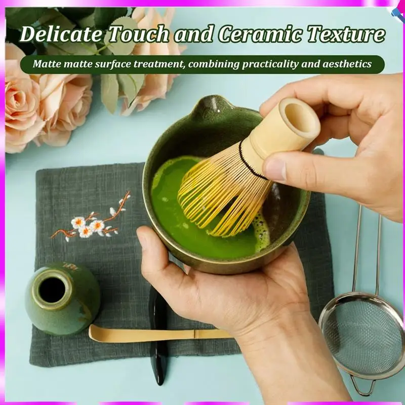 N96R Matcha Bowl Set Include Bamboo Whisk Matcha Kit Set Includes Bowl For Tea Lover
N96R Matcha Bowl Set Include Bamboo Whisk Matcha Kit Set Includes Bowl For Tea Lover