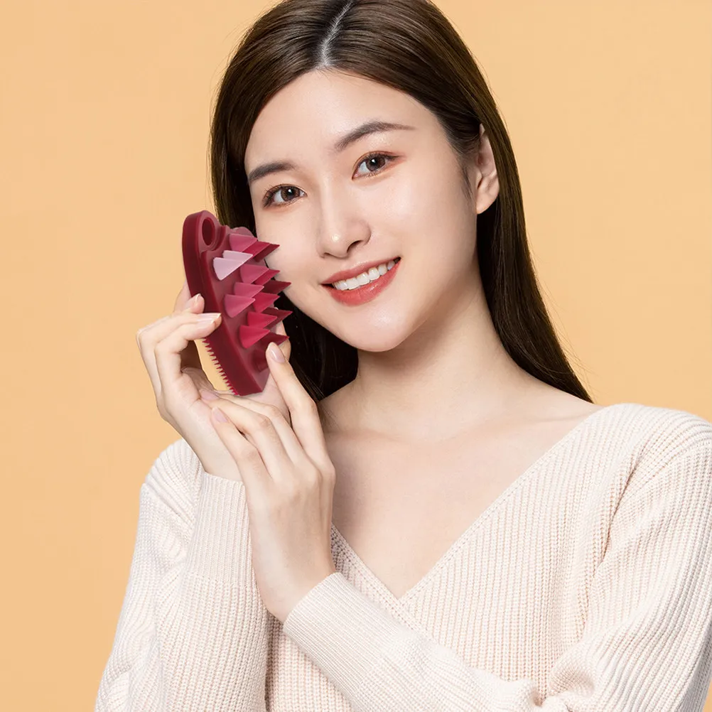 Силиконовая массажная щетка для кожи головы с дизайном в виде сердца, двойного назначения: отшелушивание и глубокое очищение, средство для ухода за волосами и борьбы с перхотью, для спа-процедур
Силиконовая массажная щетка для кожи головы с дизайном в виде сердца, двойного назначения: отшелушивание и глубокое очищение, средство для ухода за волосами и борьбы с перхотью, для спа-процедур