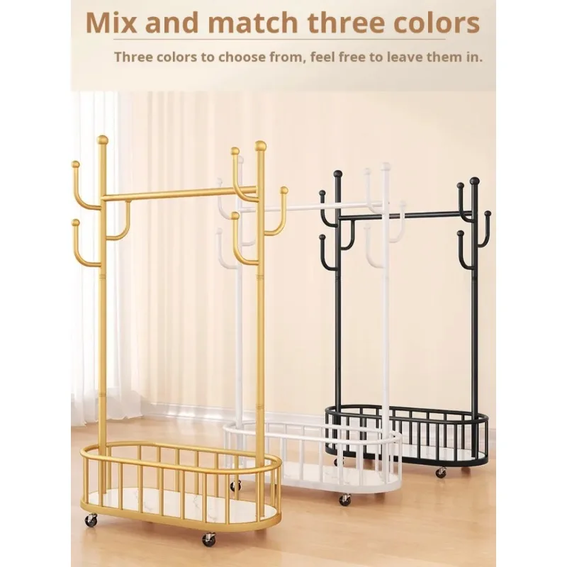 Многофункциональная нержавеющая напольная вешалка для одежды с колесами, легкая роскошная передвижная вешалка для одежды, простая современная подвесная сушилка
Многофункциональная нержавеющая напольная вешалка для одежды с колесами, легкая роскошная передвижная вешалка для одежды, простая современная подвесная сушилка