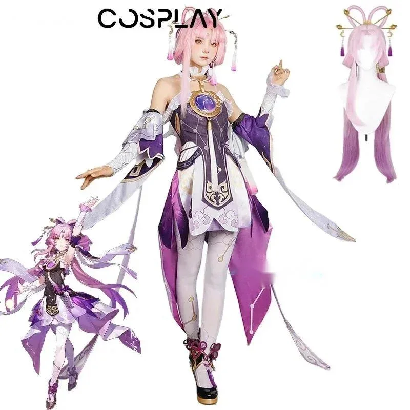 LQHonkai Star Rail Cosplay Fu Xuan Bunny Suit Cosplay Costume Lovely Anime Role Play Outfits Dress Wig Hallowmas Party for Women
LQHonkai Star Rail Cosplay Fu Xuan Bunny Suit Cosplay Costume Lovely Anime Role Play Outfits Dress Wig Hallowmas Party for Women